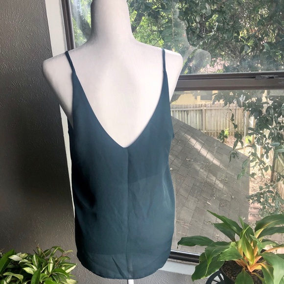 Forest green blouse - Picture 2 of 3